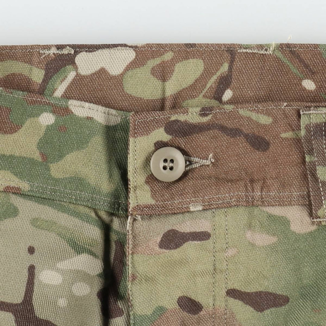 Genuine US military surplus Multicam camouflage pattern cargo pants/combat pants, made in USA, small-short (equivalent to men's size S). Nylon Khaki type Vintage Second Hand
