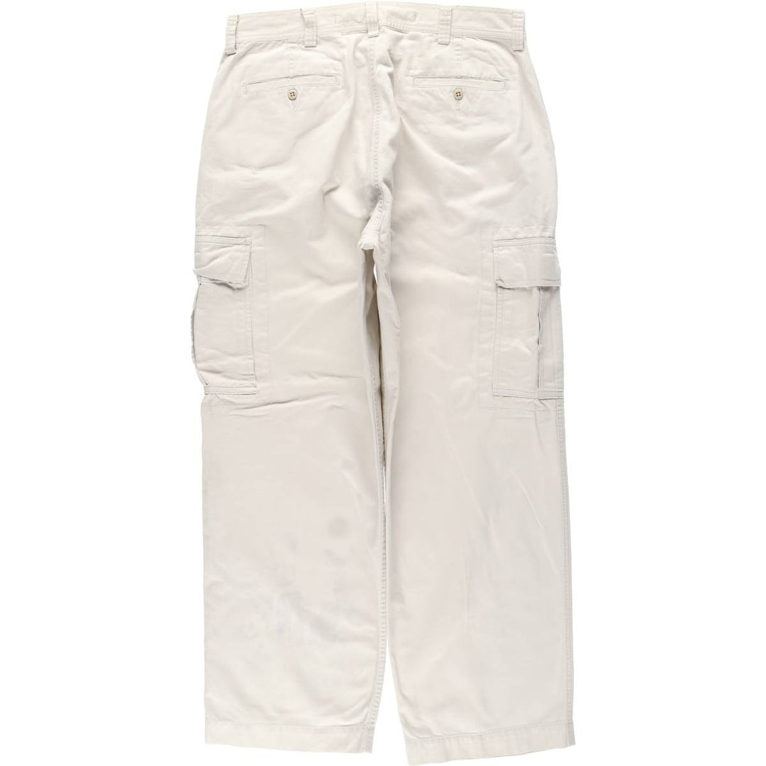 Ralph Lauren POLO SPORT herringbone military cargo pants, men's size W34 (approx.) cotton Beige type Vintage Second Hand