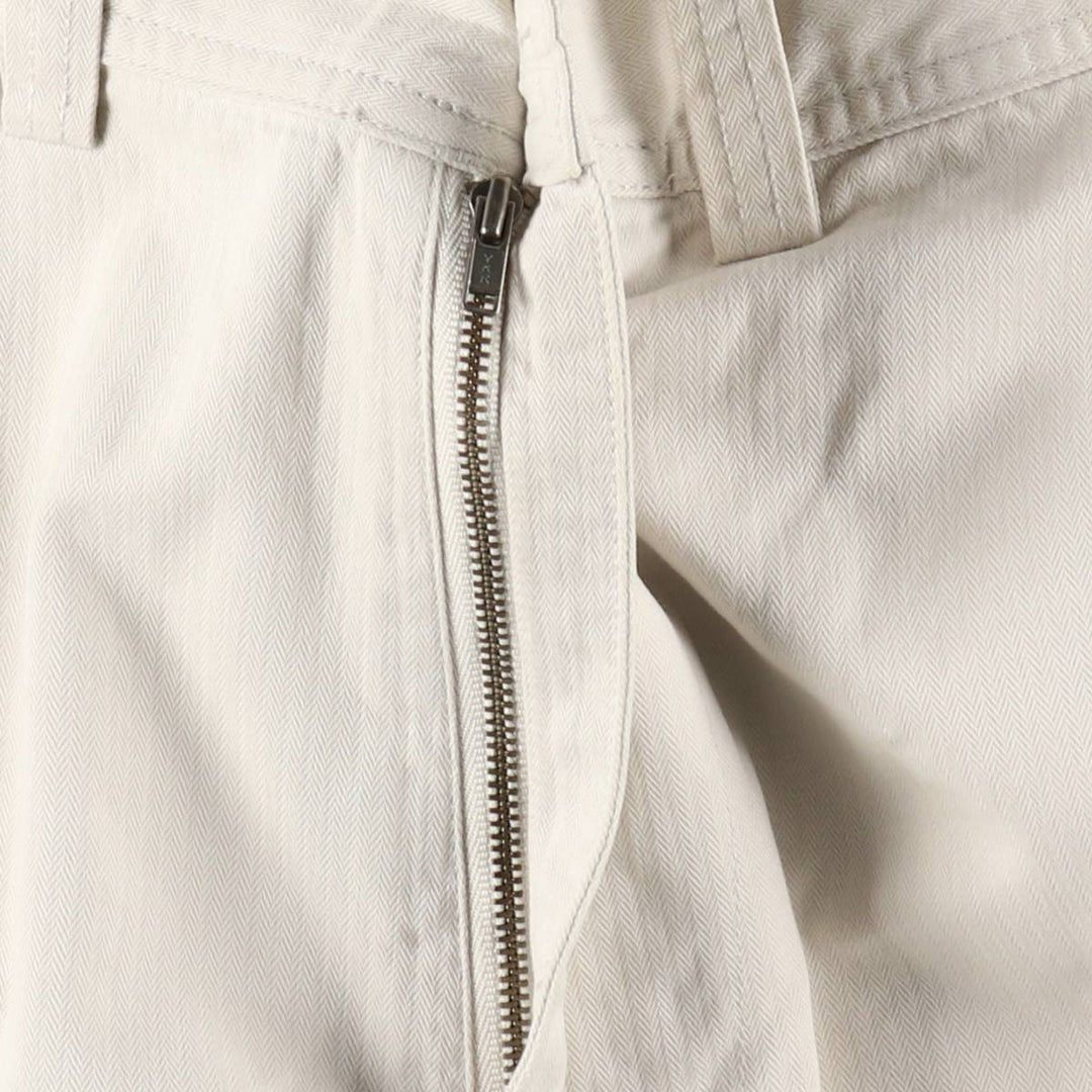 Ralph Lauren POLO SPORT herringbone military cargo pants, men's size W34 (approx.) cotton Beige type Vintage Second Hand