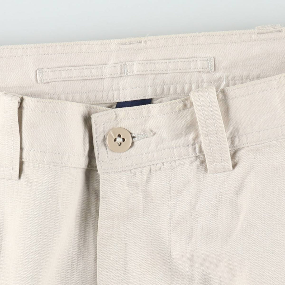 Ralph Lauren POLO SPORT herringbone military cargo pants, men's size W34 (approx.) cotton Beige type Vintage Second Hand