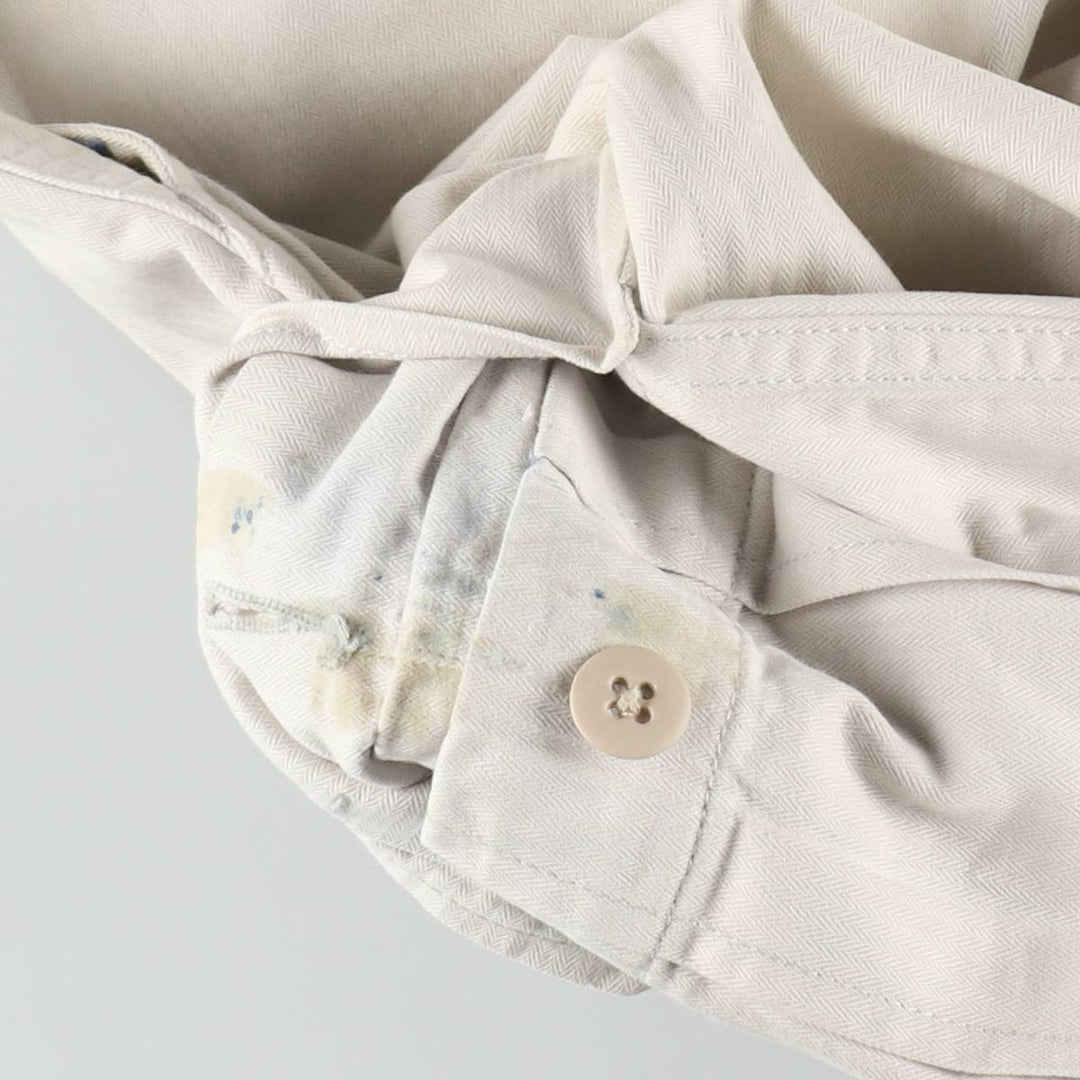 Ralph Lauren POLO SPORT herringbone military cargo pants, men's size W34 (approx.) cotton Beige type Vintage Second Hand