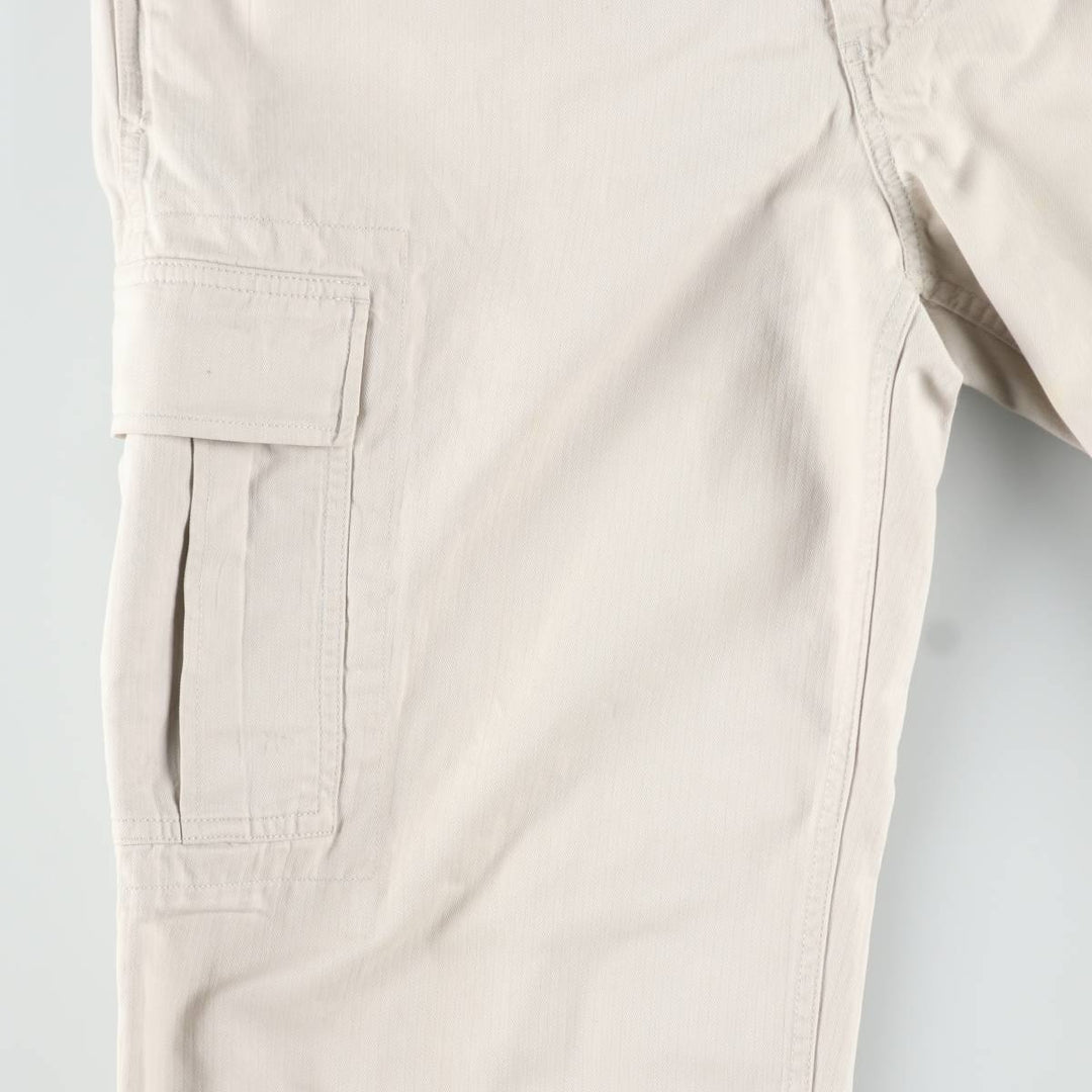 Ralph Lauren POLO SPORT herringbone military cargo pants, men's size W34 (approx.) cotton Beige type Vintage Second Hand