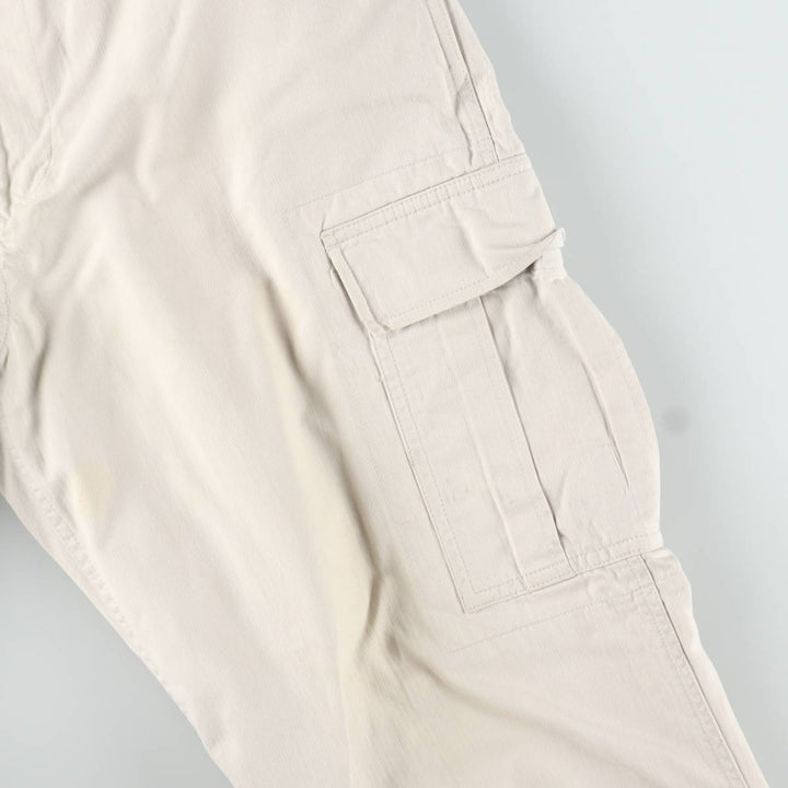 Ralph Lauren POLO SPORT herringbone military cargo pants, men's size W34 (approx.) cotton Beige type Vintage Second Hand