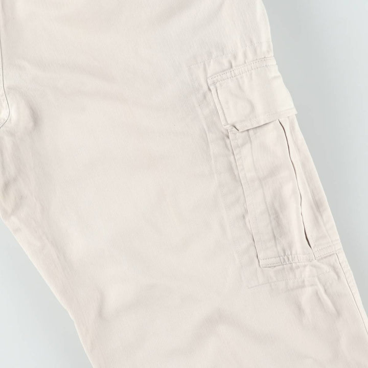 Ralph Lauren POLO SPORT herringbone military cargo pants, men's size W34 (approx.) cotton Beige type Vintage Second Hand