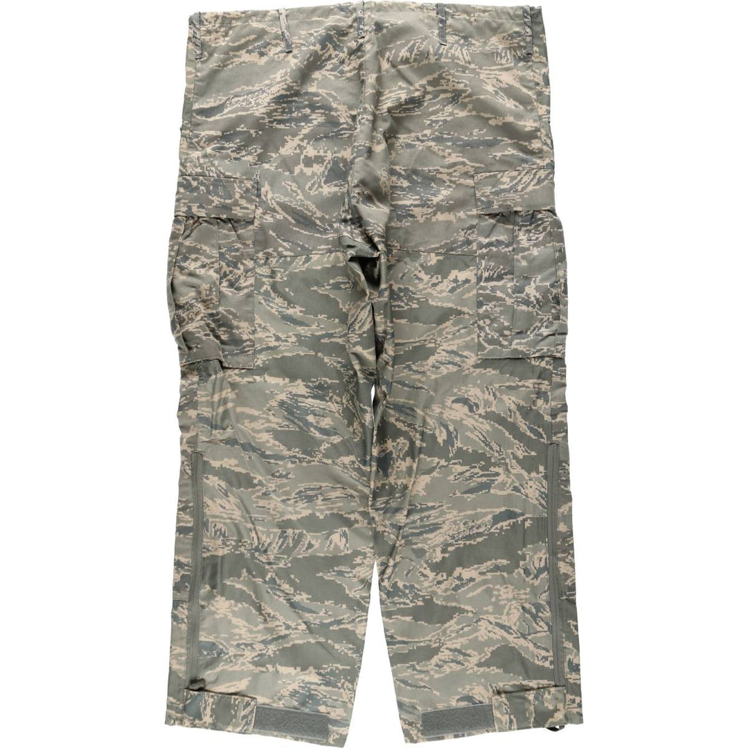 Camouflage Pattern ABU Digital Tiger Camo Military Cargo Pants Overpants Men's Size L (approx.) Nylon Khaki type Vintage Second Hand