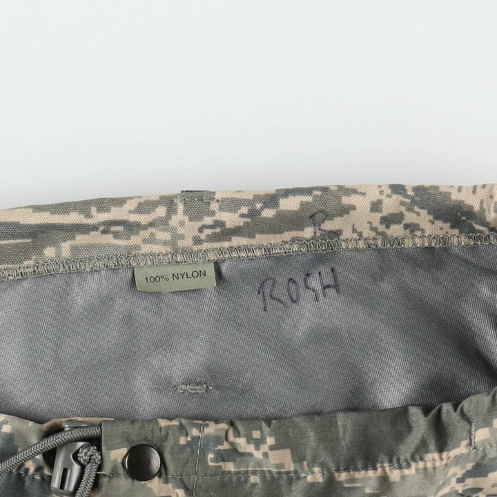 Camouflage Pattern ABU Digital Tiger Camo Military Cargo Pants Overpants Men's Size L (approx.) Nylon Khaki type Vintage Second Hand