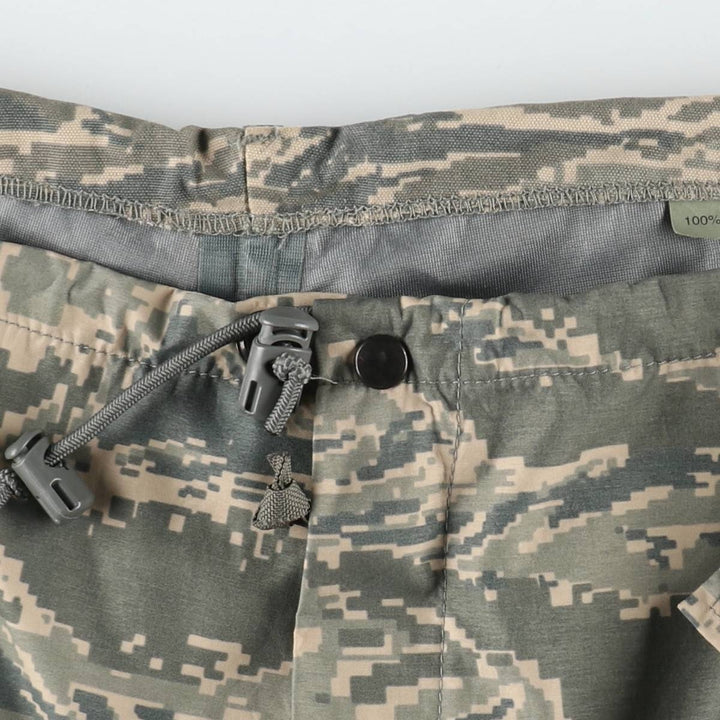 Camouflage Pattern ABU Digital Tiger Camo Military Cargo Pants Overpants Men's Size L (approx.) Nylon Khaki type Vintage Second Hand