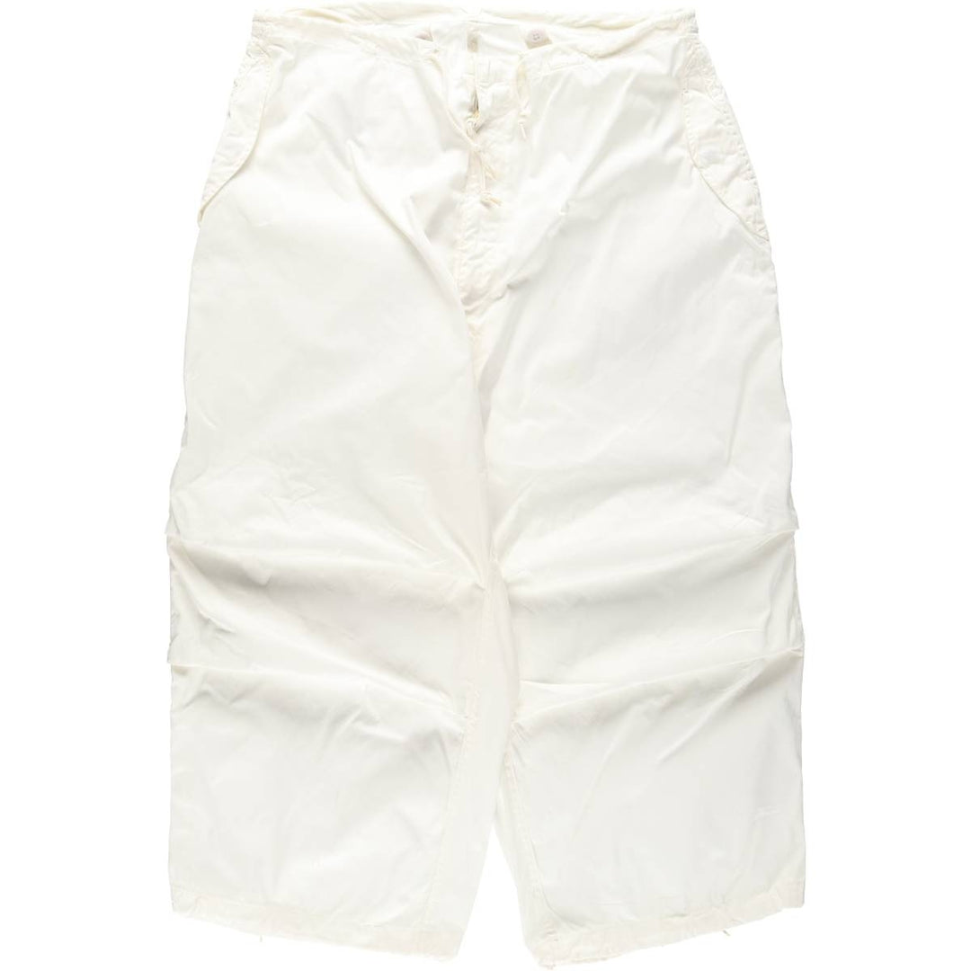 1990'S US Military Issue Military Overpants, Made in USA, Medium-Short (Equivalent to Men's Size M) cotton white type Vintage Second Hand