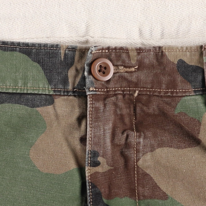 Ralph Lauren POLO RALPH LAUREN SLIM FIT Camouflage Pattern Woodland Camo Military Cargo Pants Men's W36 (approx.) cotton Khaki type Vintage Second Hand