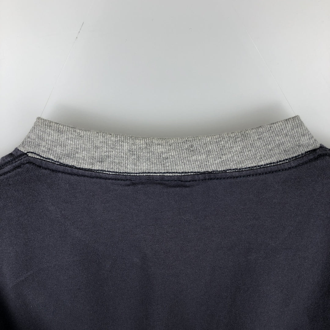 ~90'S BASIC EDITIONS Ringer T-shirt, Men's XL equivalent, Vintage unclear gray type Vintage Second Hand