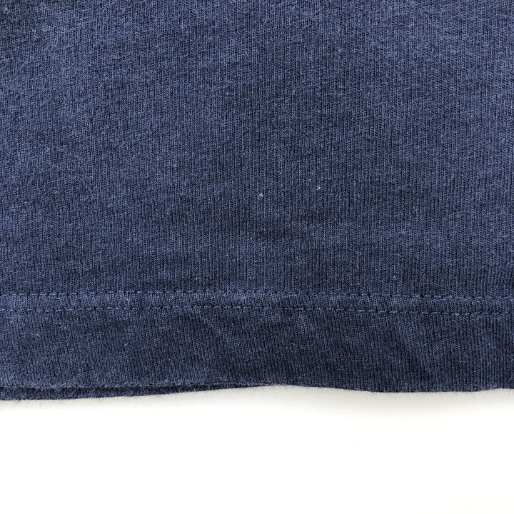 DAVID BOWIE Ringer T-Shirt, Made in USA, Men's Size M (equivalent), Band unclear navy blue type Vintage Second Hand