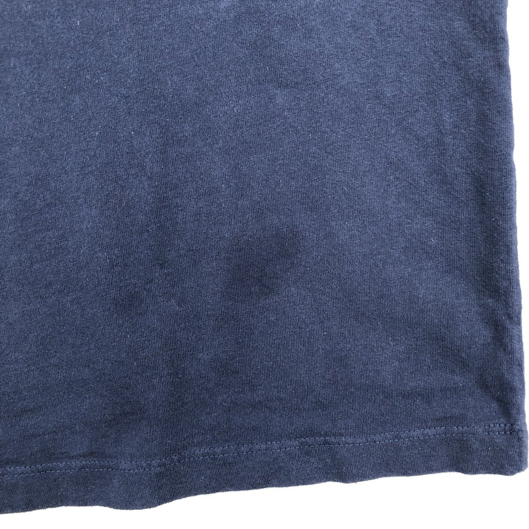 DAVID BOWIE Ringer T-Shirt, Made in USA, Men's Size M (equivalent), Band unclear navy blue type Vintage Second Hand
