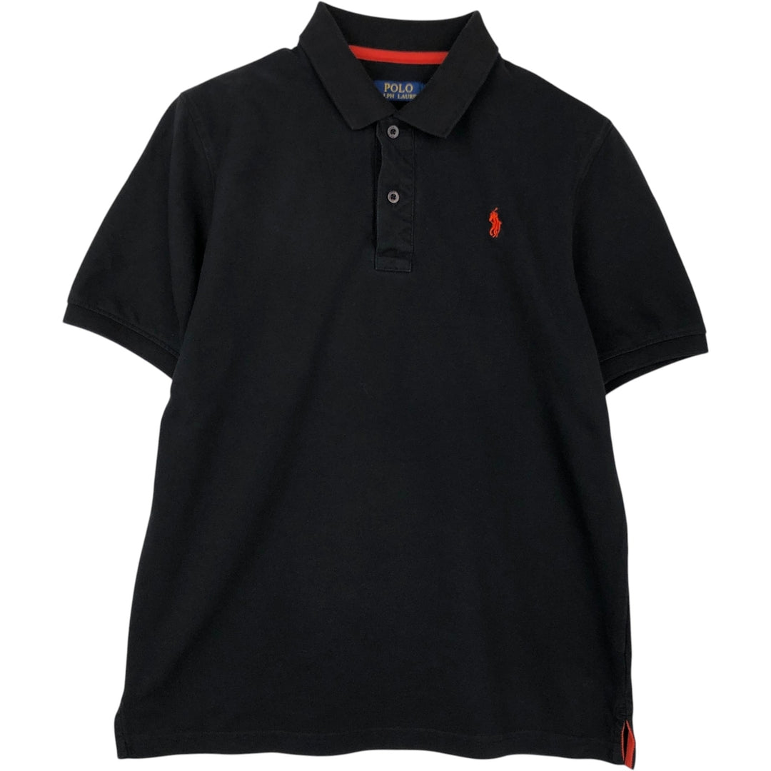 Ralph Lauren POLO RALPH LAUREN short sleeve polo shirt men's size L others black type Vintage Second Hand
