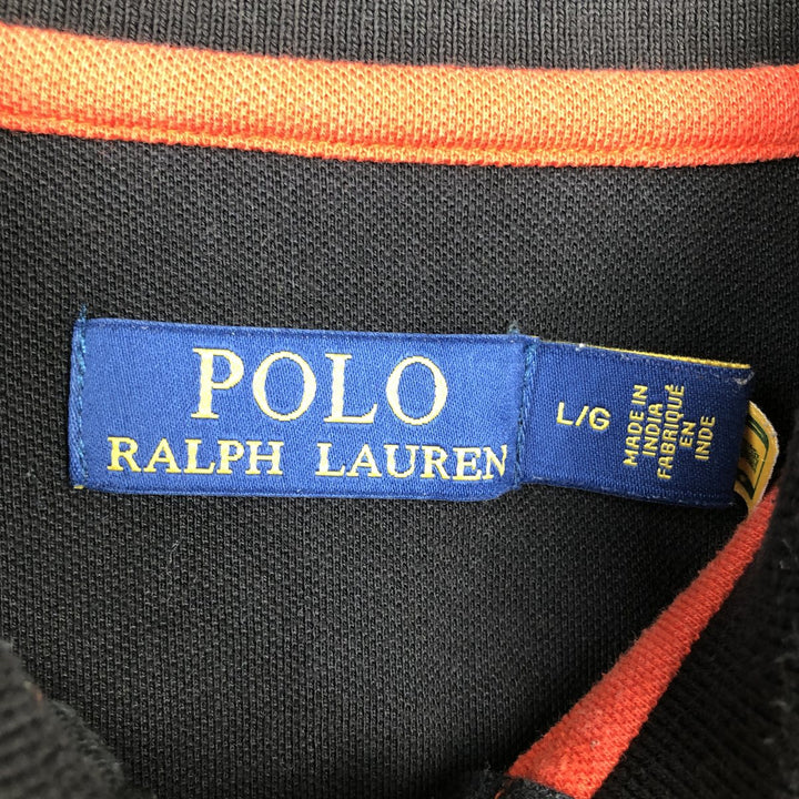 Ralph Lauren POLO RALPH LAUREN short sleeve polo shirt men's size L others black type Vintage Second Hand