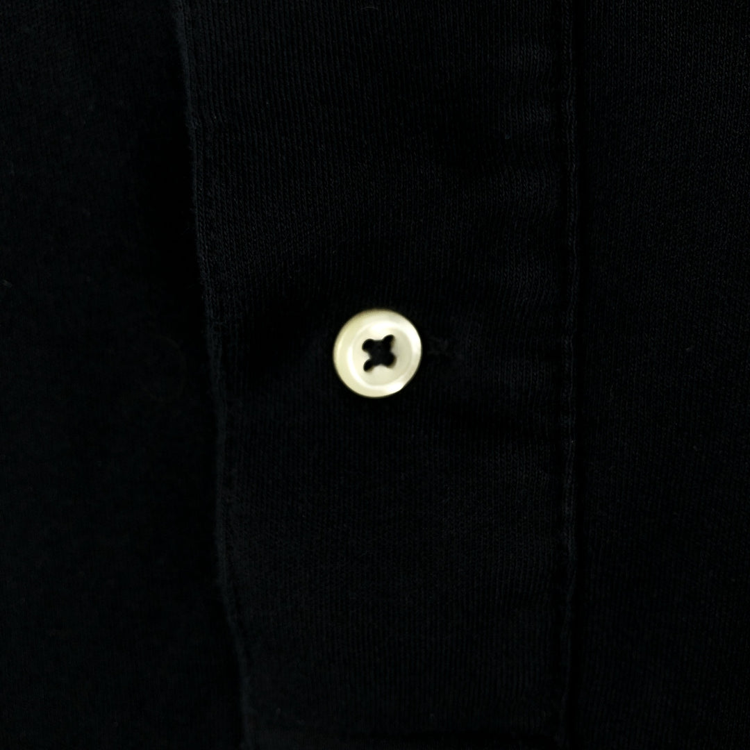 Ralph Lauren POLO RALPH LAUREN short sleeve polo shirt men's size L cotton black type Vintage Second Hand