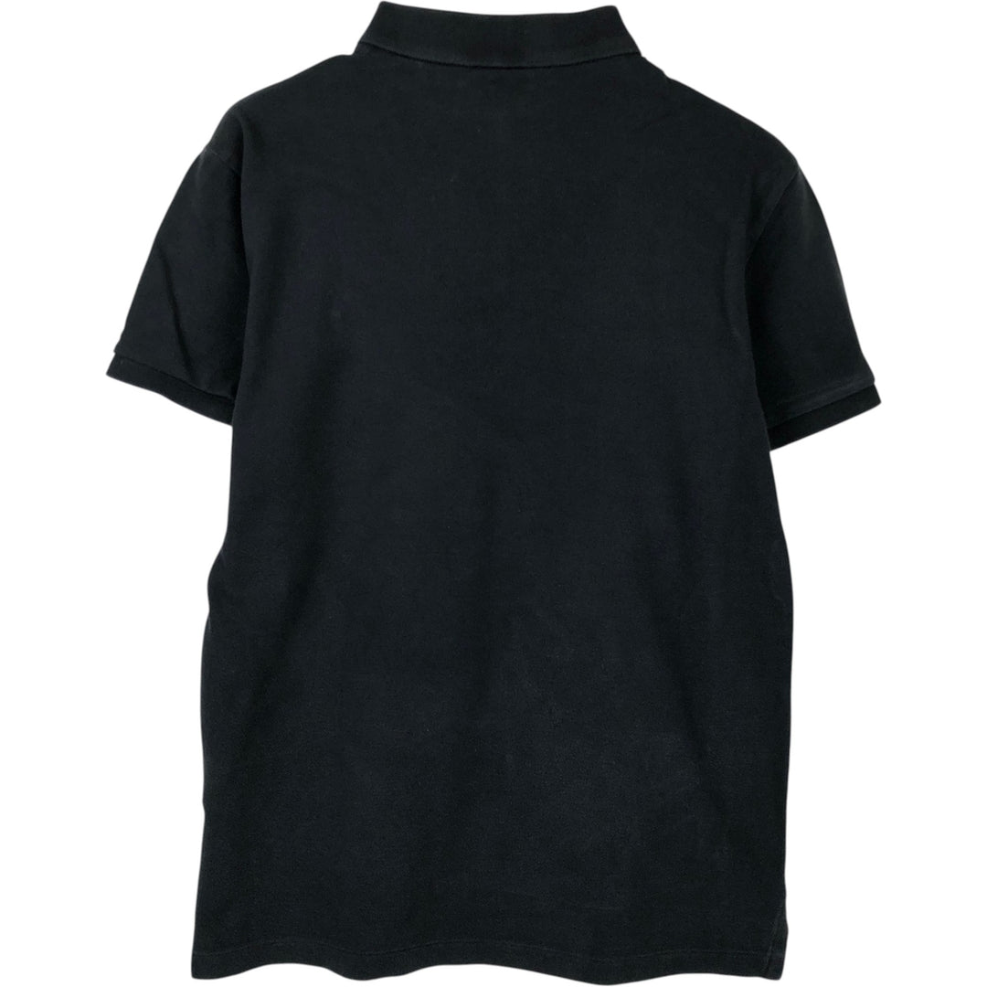 Ralph Lauren POLO RALPH LAUREN SLIM FIT short sleeve polo shirt, men's size M cotton black type Vintage Second Hand