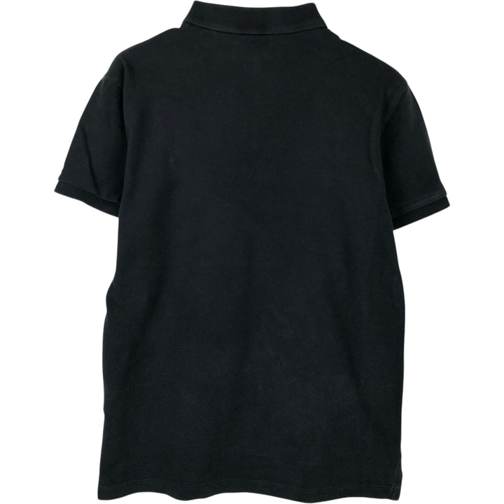 Ralph Lauren POLO RALPH LAUREN SLIM FIT short sleeve polo shirt, men's size M cotton black type Vintage Second Hand