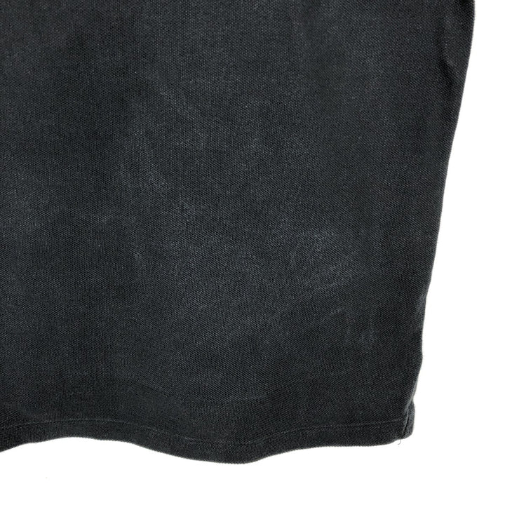 Ralph Lauren POLO RALPH LAUREN SLIM FIT short sleeve polo shirt, men's size M cotton black type Vintage Second Hand