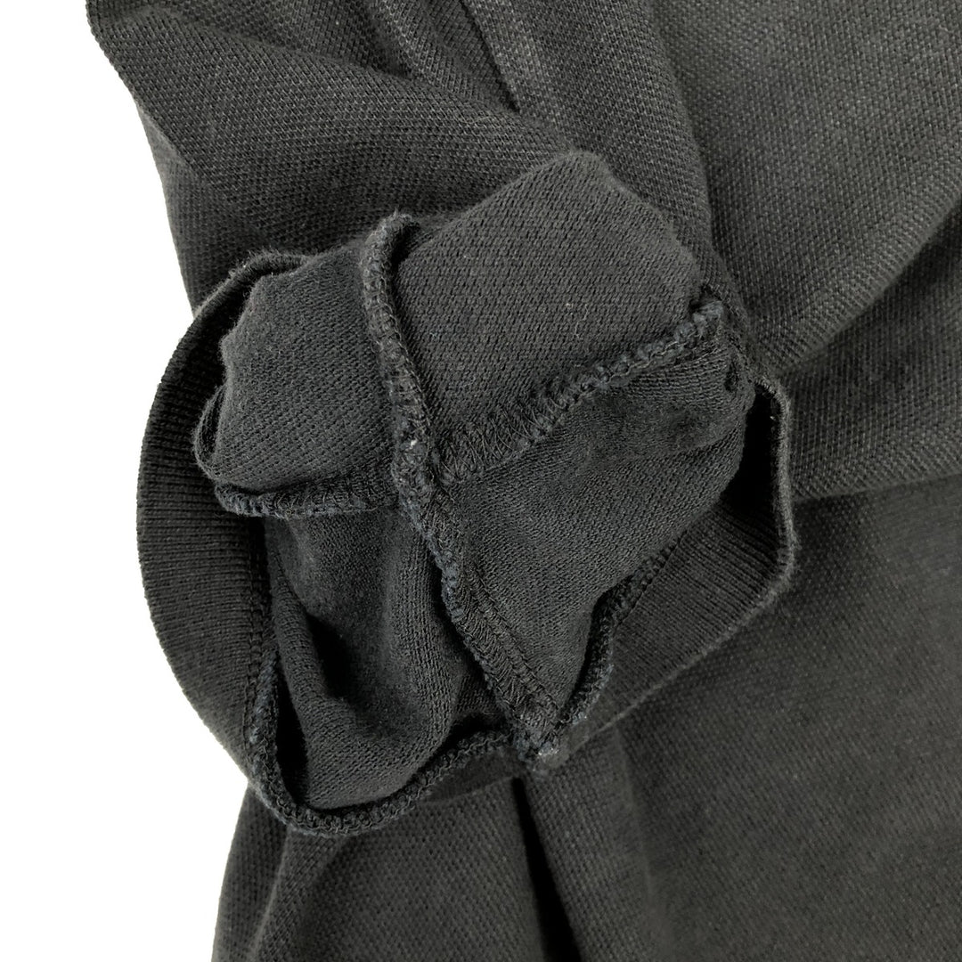 Ralph Lauren POLO RALPH LAUREN SLIM FIT short sleeve polo shirt, men's size M cotton black type Vintage Second Hand