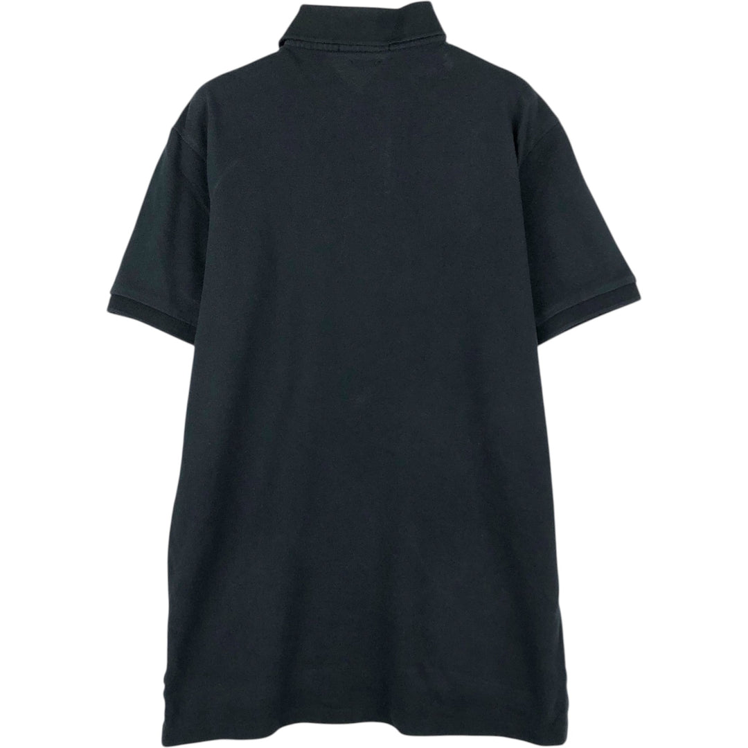 Ralph Lauren POLO RALPH LAUREN CUSTOM SLIM FIT short sleeve polo shirt men's size M cotton black type Vintage Second Hand