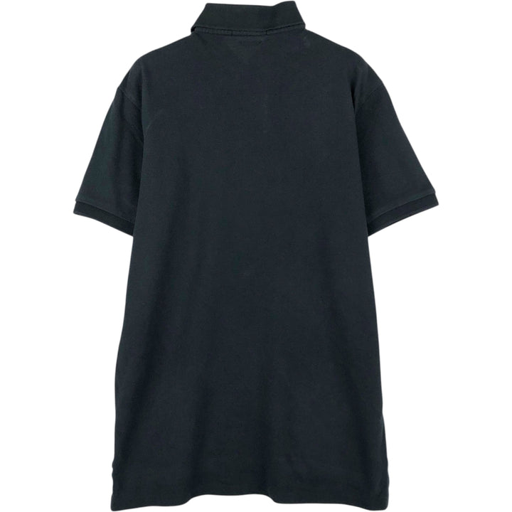 Ralph Lauren POLO RALPH LAUREN CUSTOM SLIM FIT short sleeve polo shirt men's size M cotton black type Vintage Second Hand