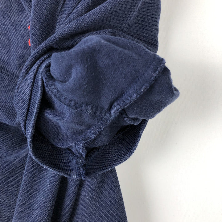 Ralph Lauren POLO RALPH LAUREN CUSTOM FIT short sleeve polo shirt men's M equivalent unclear navy blue type Vintage Second Hand