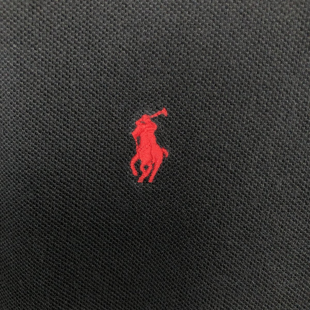 Ralph Lauren POLO RALPH LAUREN short sleeve polo shirt men's XL equivalent cotton black type Vintage Second Hand
