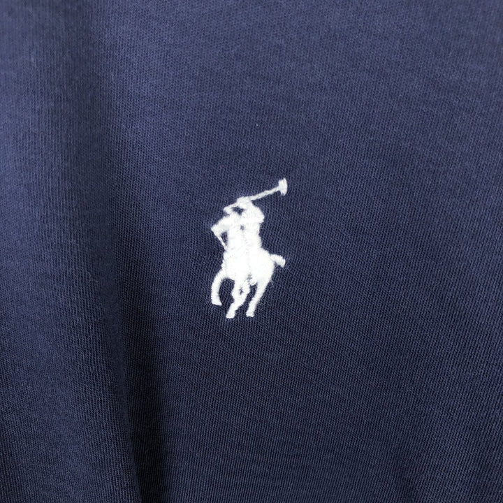 Ralph Lauren POLO RALPH LAUREN CLASSIC FIT short sleeve polo shirt, men's size M cotton navy blue type Vintage Second Hand