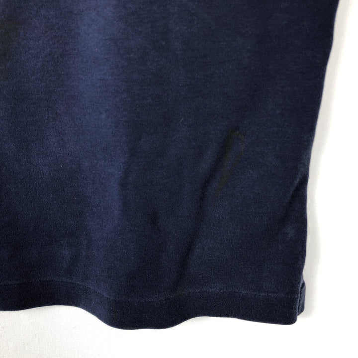 Ralph Lauren POLO RALPH LAUREN CLASSIC FIT short sleeve polo shirt, men's size M cotton navy blue type Vintage Second Hand