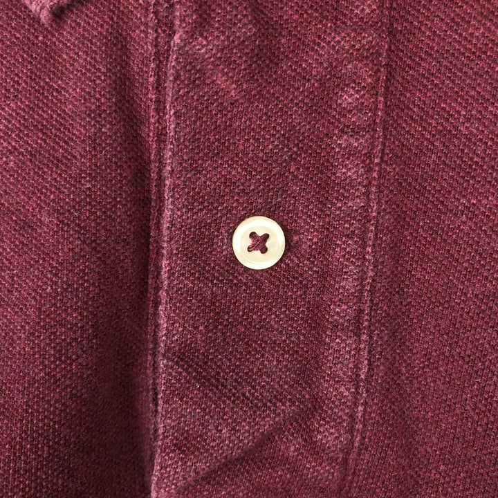Ralph Lauren POLO RALPH LAUREN CLASSIC FIT short sleeve polo shirt men's XL equivalent cotton Red type red-purple Vintage Second Hand