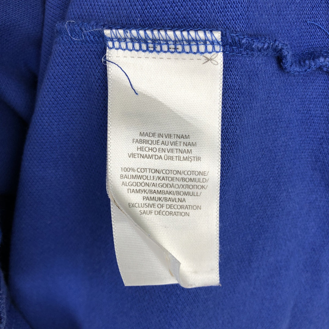 Ralph Lauren POLO RALPH LAUREN CUSTOM FIT short sleeve polo shirt men's size L cotton blue type Vintage Second Hand