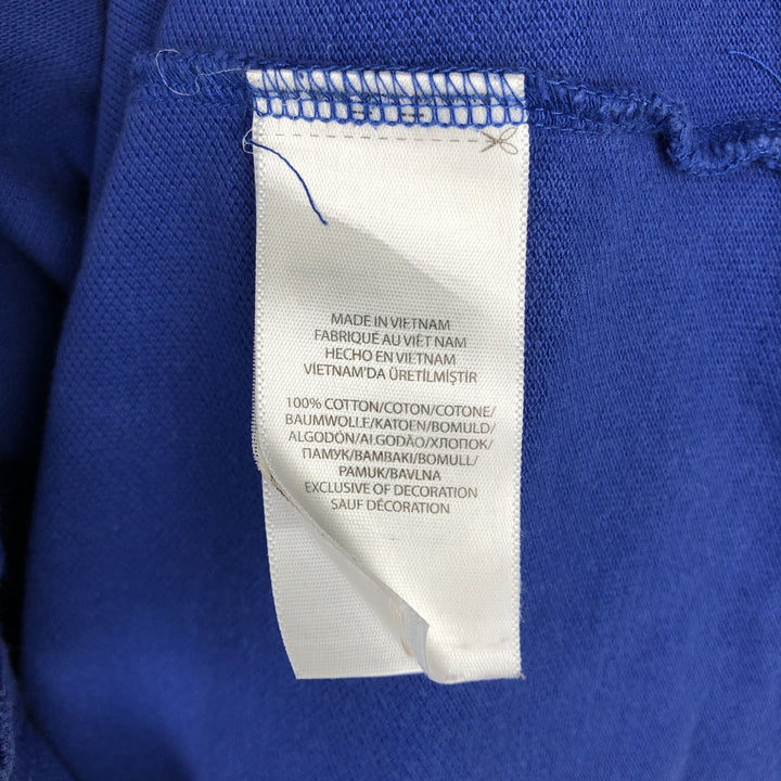 Ralph Lauren POLO RALPH LAUREN CUSTOM FIT short sleeve polo shirt men's size L cotton blue type Vintage Second Hand