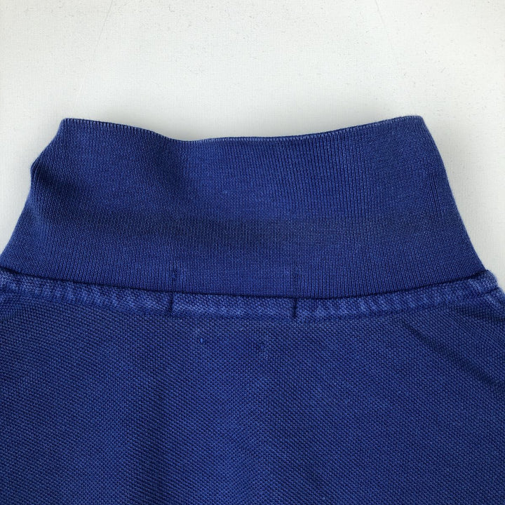 Ralph Lauren POLO RALPH LAUREN CUSTOM FIT short sleeve polo shirt men's size L cotton blue type Vintage Second Hand