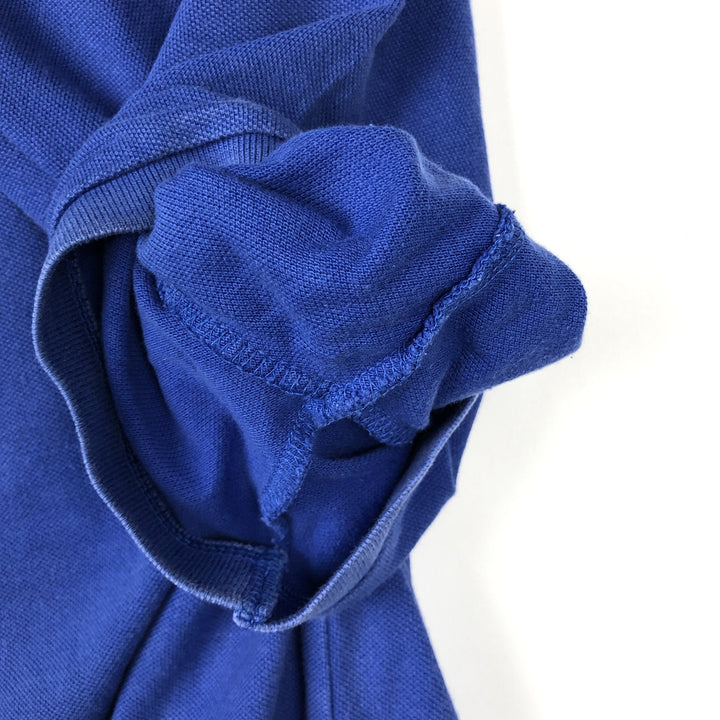 Ralph Lauren POLO RALPH LAUREN CUSTOM FIT short sleeve polo shirt men's size L cotton blue type Vintage Second Hand