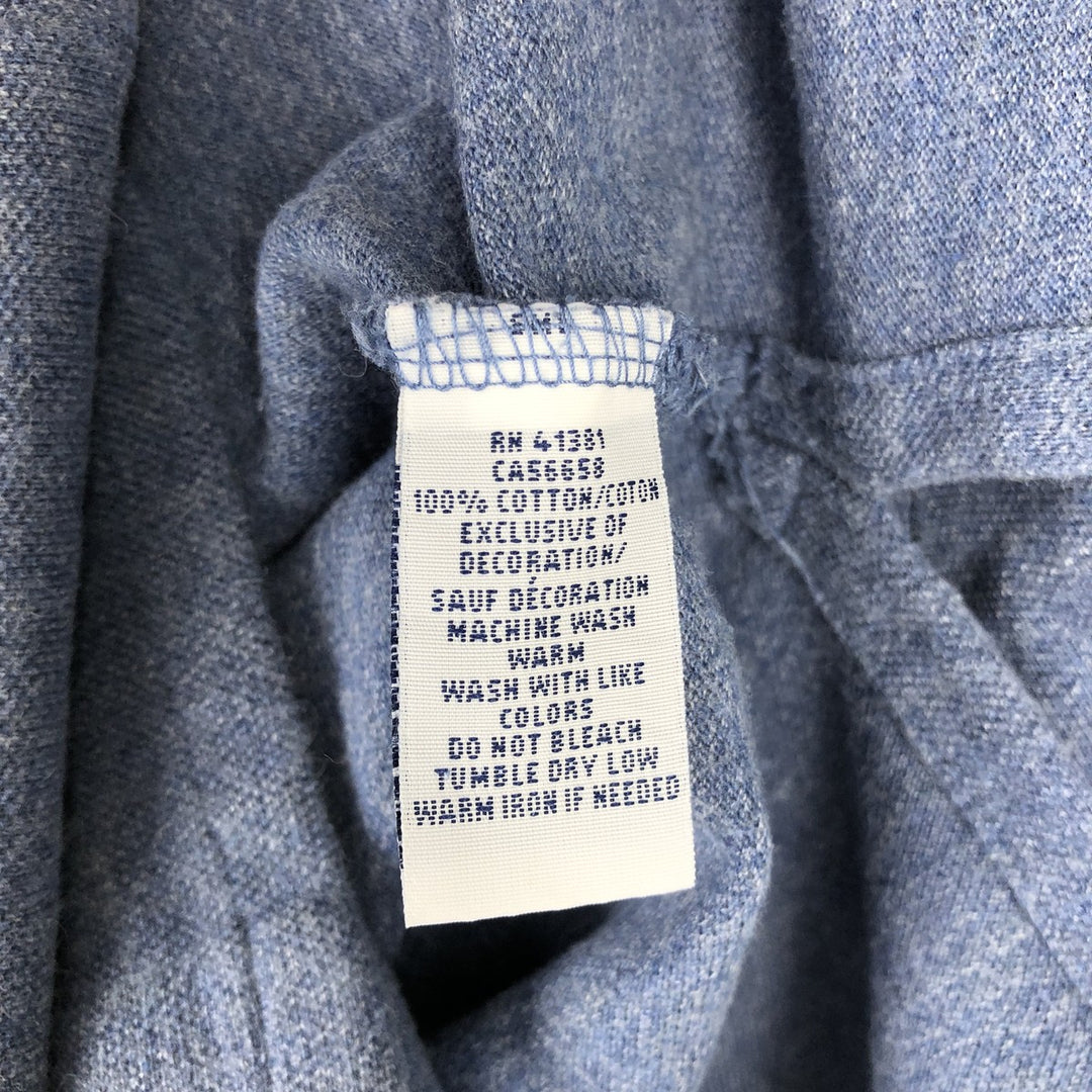 Ralph Lauren POLO RALPH LAUREN CUSTOM FIT short sleeve polo shirt men's size L cotton Blue type light blue Vintage Second Hand