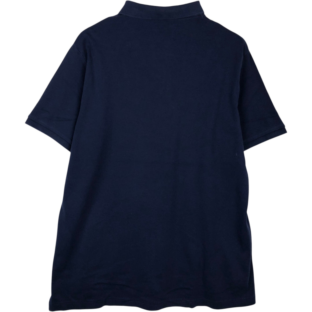 Ralph Lauren POLO RALPH LAUREN short sleeve polo shirt men's XL equivalent unclear navy blue type Vintage Second Hand