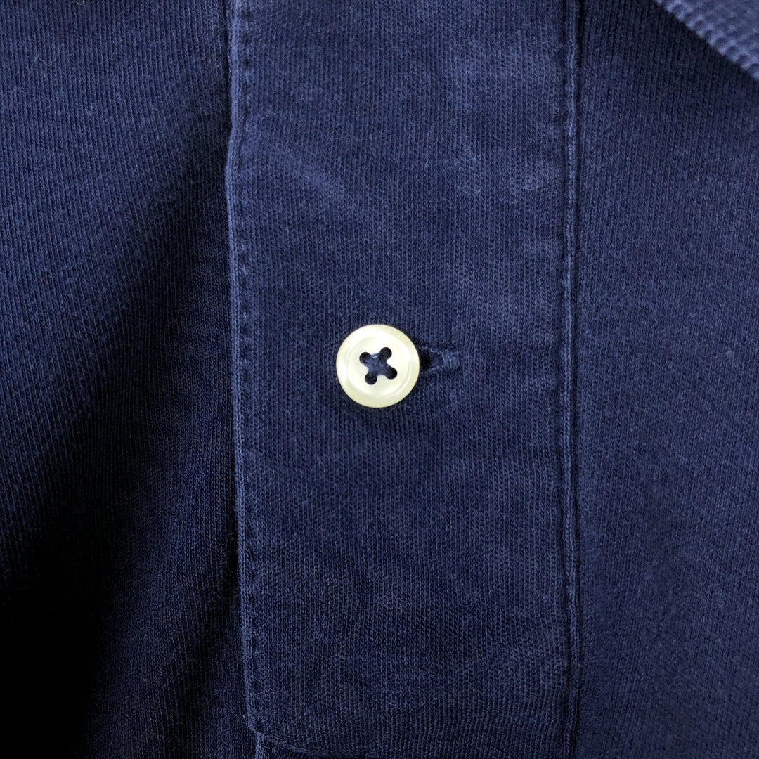 Ralph Lauren POLO RALPH LAUREN short sleeve polo shirt men's XL equivalent unclear navy blue type Vintage Second Hand