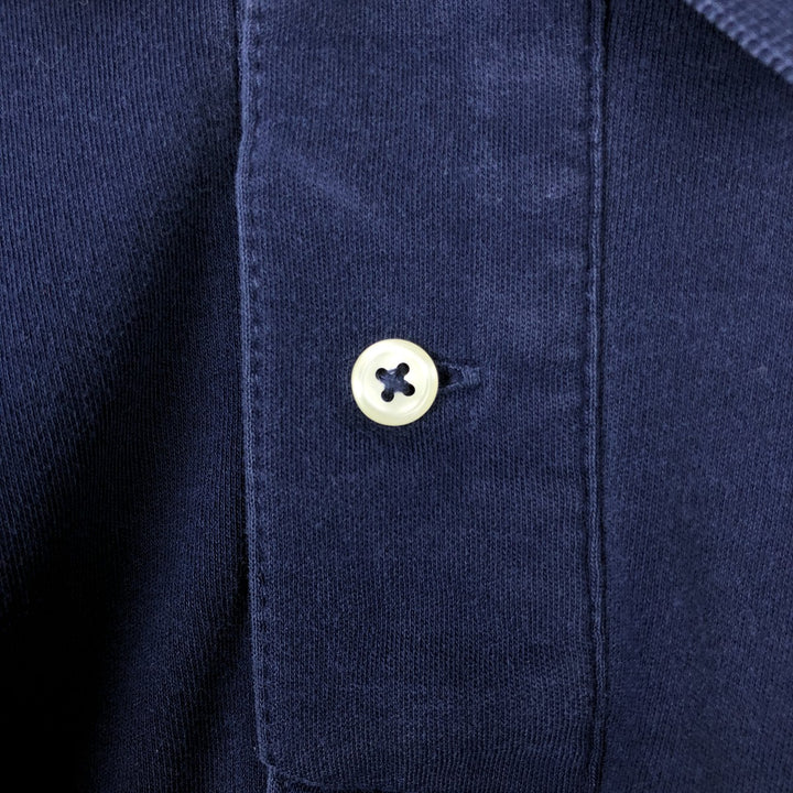 Ralph Lauren POLO RALPH LAUREN short sleeve polo shirt men's XL equivalent unclear navy blue type Vintage Second Hand