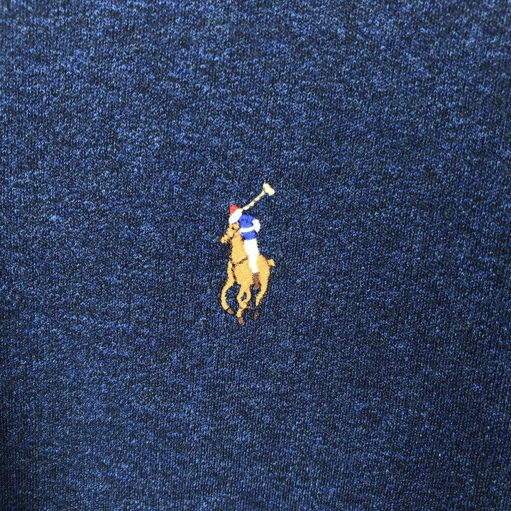 Ralph Lauren POLO RALPH LAUREN CUSTOM SLIM FIT short sleeve polo shirt men's XL equivalent unclear navy blue type Vintage Second Hand