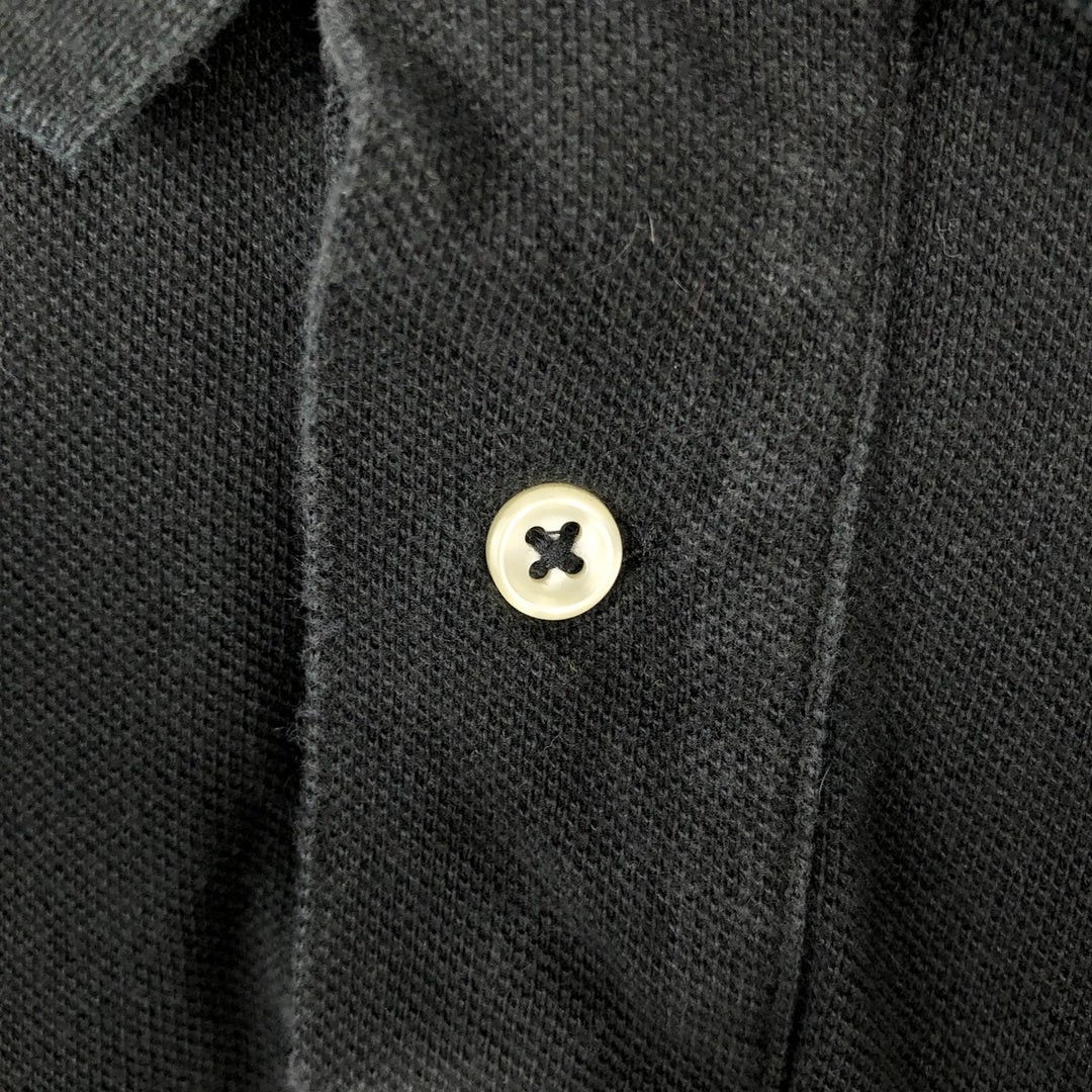 Ralph Lauren POLO RALPH LAUREN CUSTOM FIT short sleeve polo shirt men's XXL equivalent cotton black type Vintage Second Hand