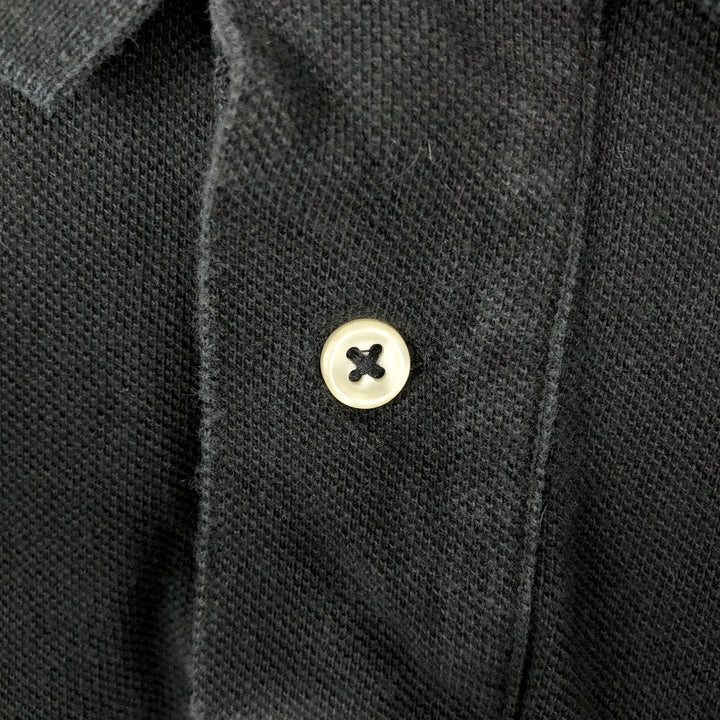 Ralph Lauren POLO RALPH LAUREN CUSTOM FIT short sleeve polo shirt men's XXL equivalent cotton black type Vintage Second Hand