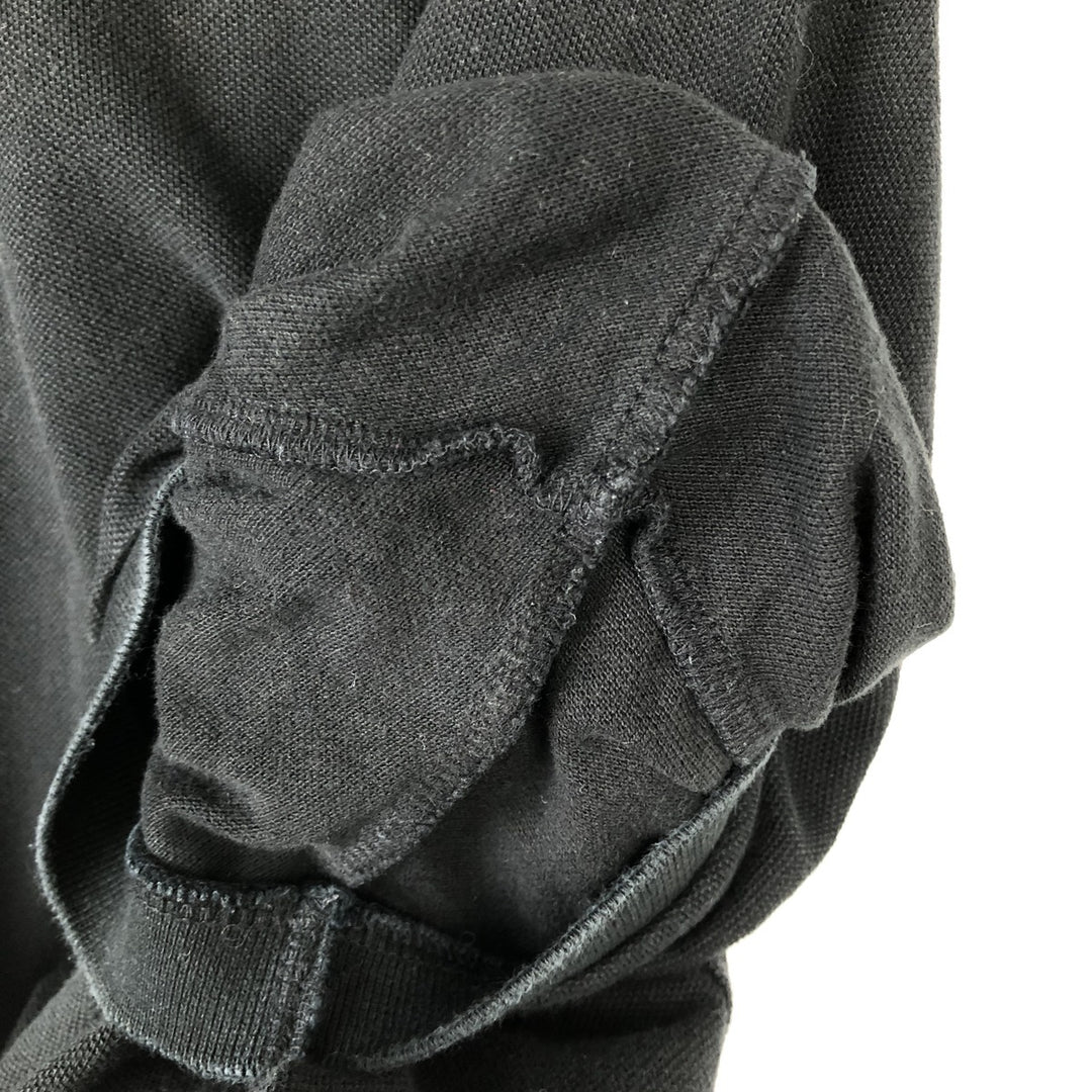 Ralph Lauren POLO RALPH LAUREN CUSTOM FIT short sleeve polo shirt men's XXL equivalent cotton black type Vintage Second Hand