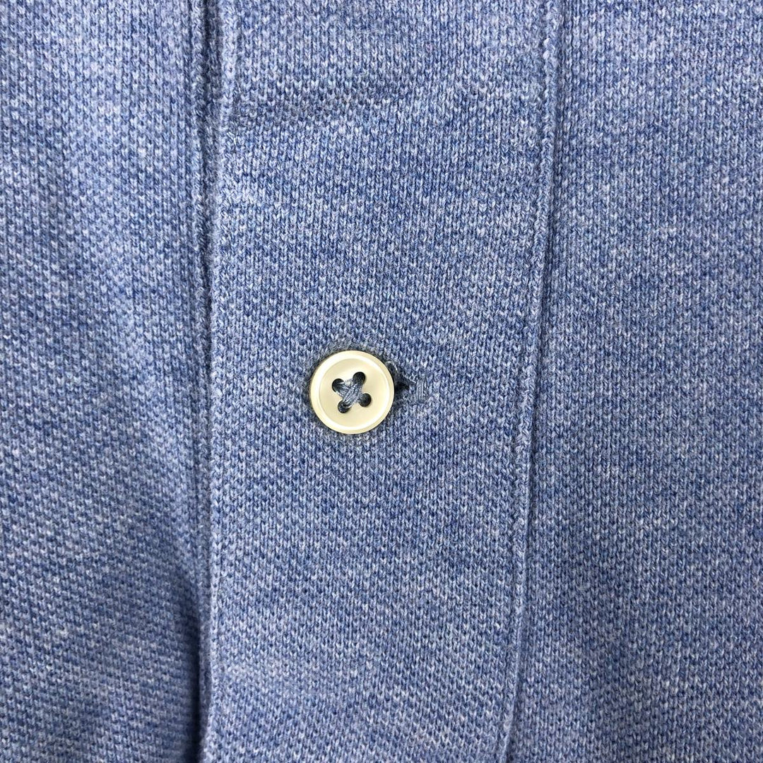 Ralph Lauren POLO RALPH LAUREN CLASSIC FIT short sleeve polo shirt men's XL equivalent cotton Blue type light blue Vintage Second Hand
