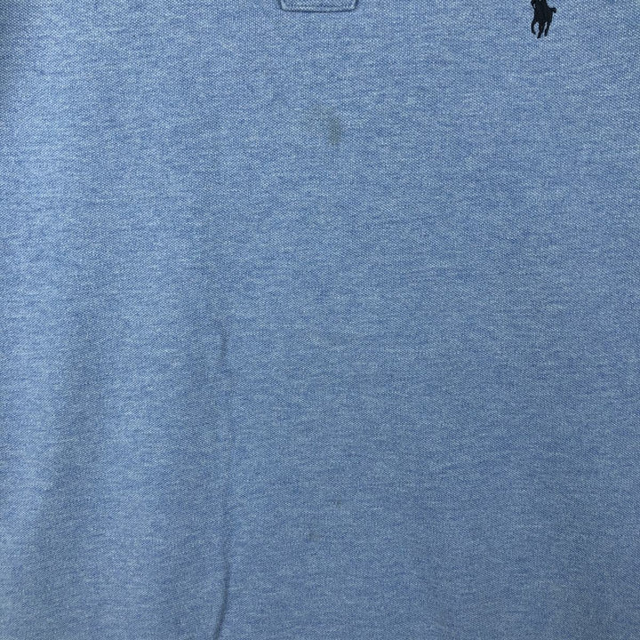 Ralph Lauren POLO RALPH LAUREN CLASSIC FIT short sleeve polo shirt men's XL equivalent cotton Blue type light blue Vintage Second Hand