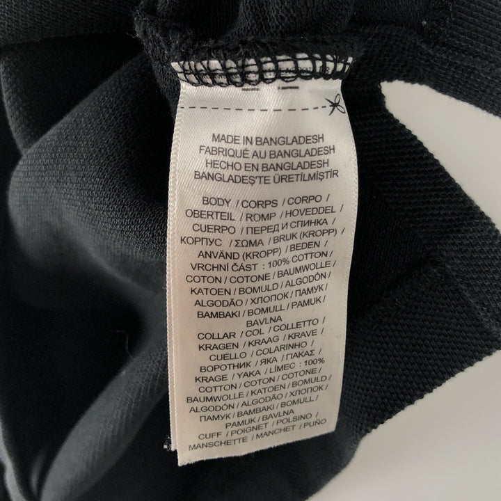 Ralph Lauren POLO RALPH LAUREN CUSTOM SLIM FIT short sleeve polo shirt men's size M cotton black type Vintage Second Hand