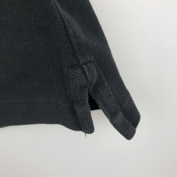 Ralph Lauren POLO RALPH LAUREN CUSTOM SLIM FIT short sleeve polo shirt men's size M cotton black type Vintage Second Hand