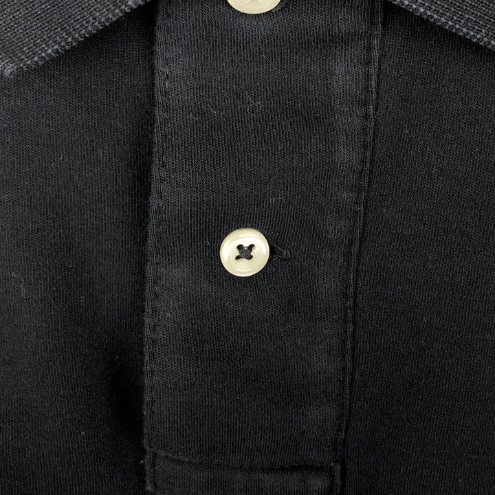Ralph Lauren POLO RALPH LAUREN short sleeve polo shirt men's XL equivalent cotton black type Vintage Second Hand