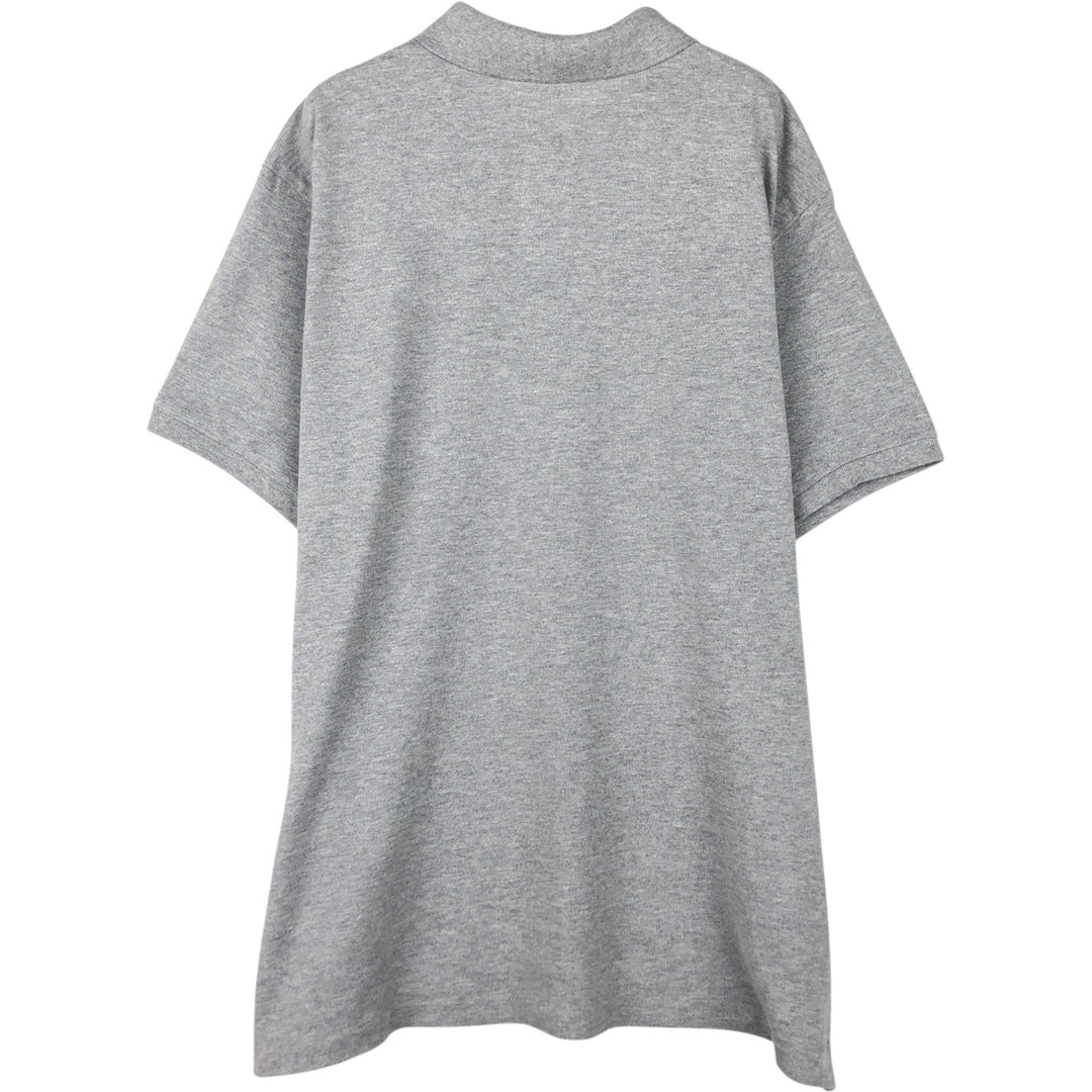 Ralph Lauren POLO RALPH LAUREN CUSTOM FIT short sleeve polo shirt men's XXL equivalent cotton gray type Vintage Second Hand