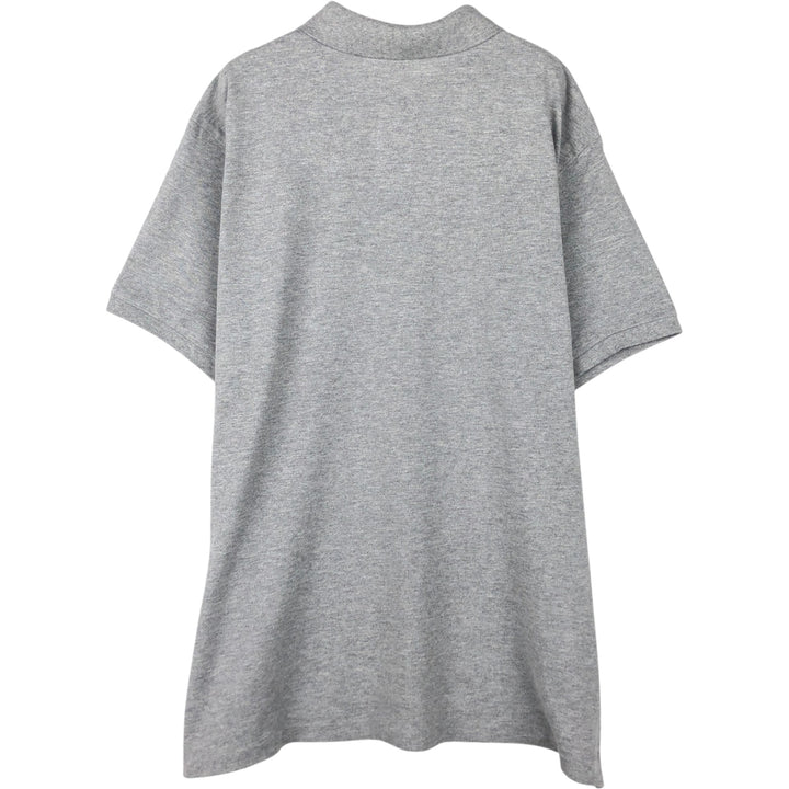 Ralph Lauren POLO RALPH LAUREN CUSTOM FIT short sleeve polo shirt men's XXL equivalent cotton gray type Vintage Second Hand