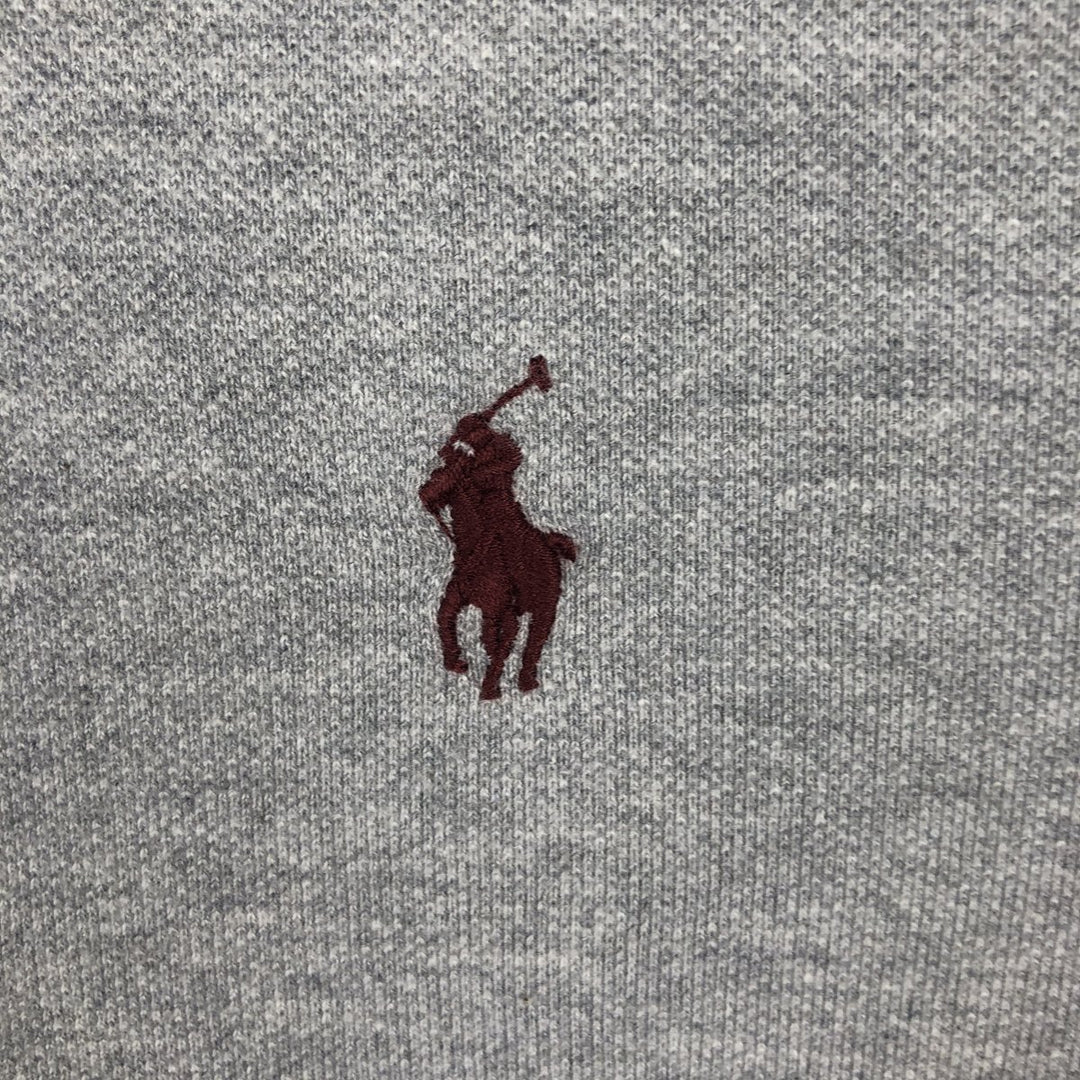 Ralph Lauren POLO RALPH LAUREN CUSTOM FIT short sleeve polo shirt men's XXL equivalent cotton gray type Vintage Second Hand